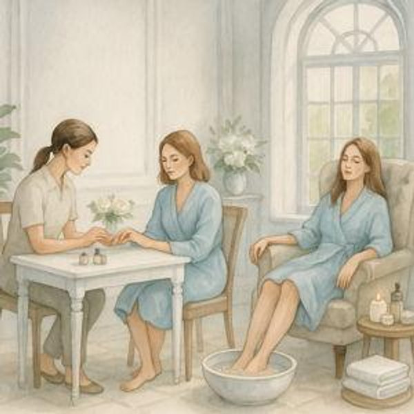 Wedding Manicure & Pedicure