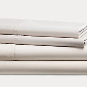 Spencer Sateen Sheet Set | Ralph Lauren - Classic Cream