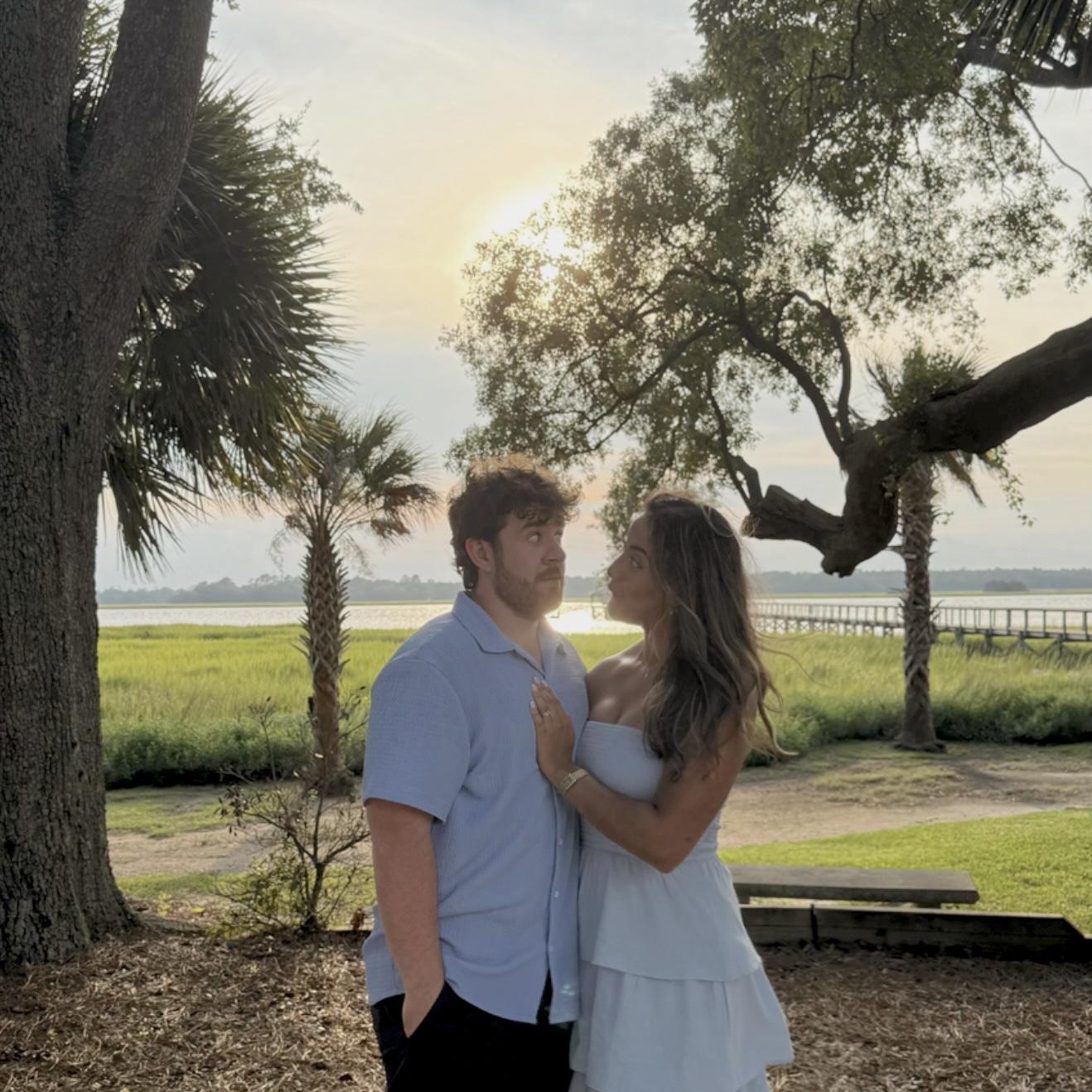 Us in South Carolina for a wedding