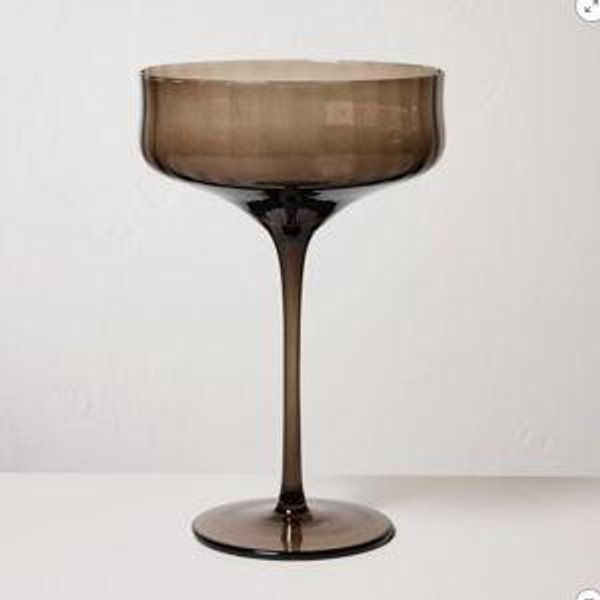 12oz Coupe Glass Brown - Hearth & Hand™ with Magnolia