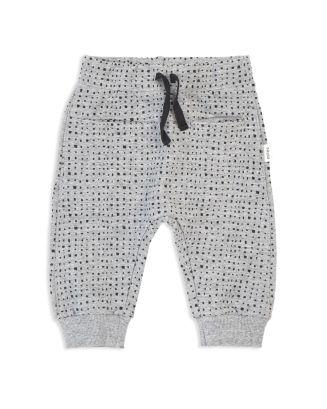 Miles Baby Square Print Jogger Pants - 3M