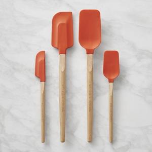 Williams Sonoma Silicone Spatulas, Set of 4, Paprika