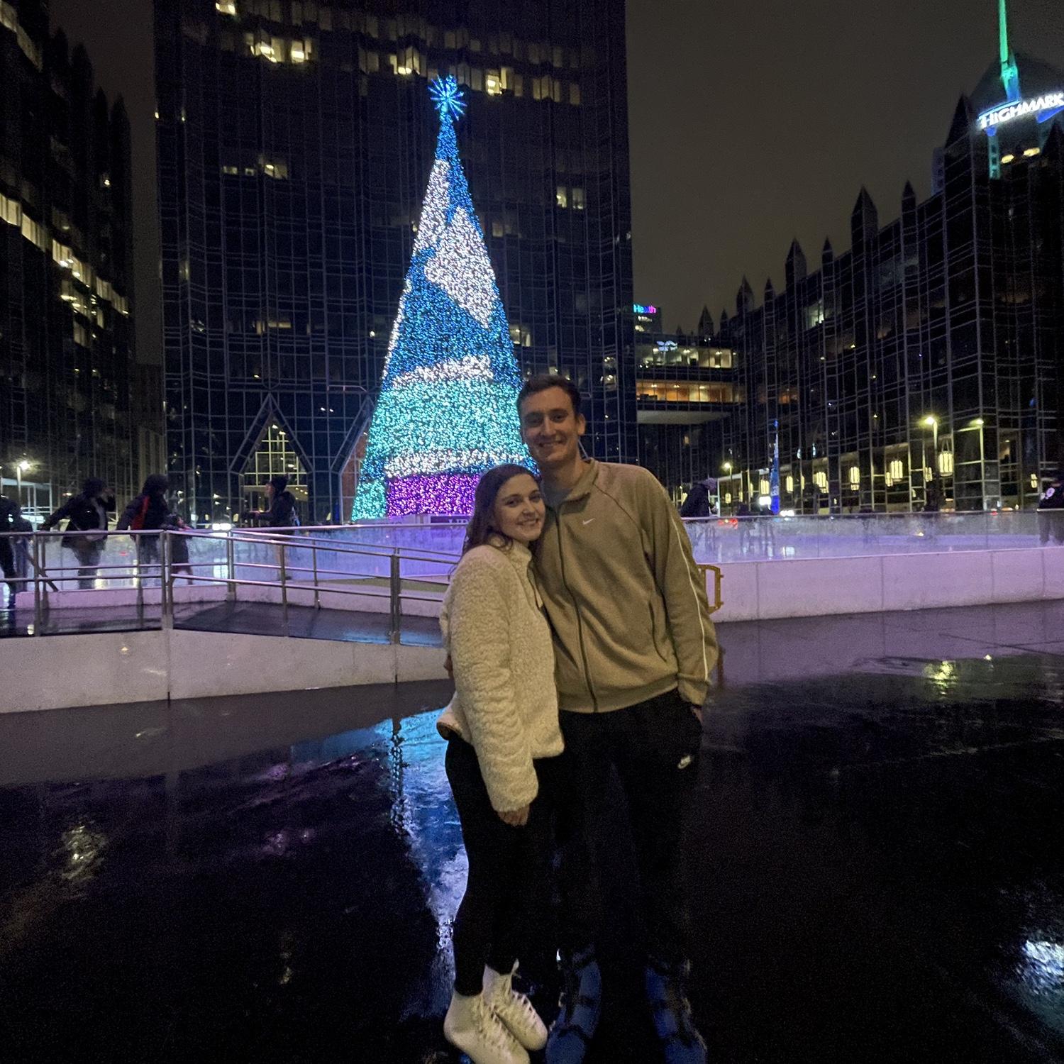 First new years spent together!
Ice skating in Pittsburgh!