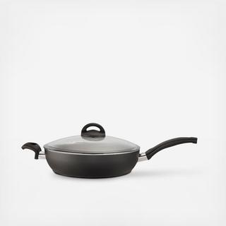 Pisa Nonstick Covered Saute Pan with Helper Handle