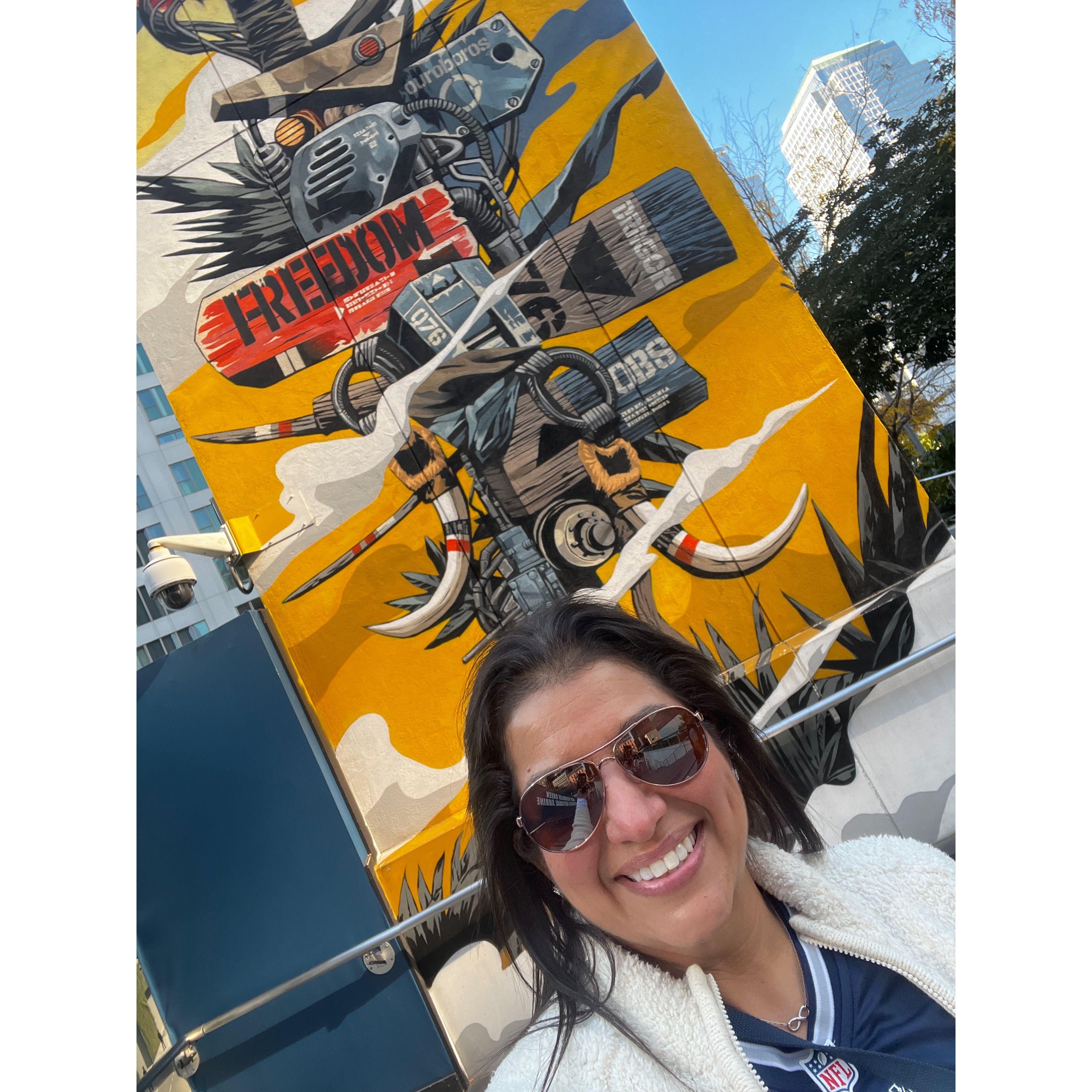 Our first (and prob last) trip together to the Big Apple (Rene was not impressed, LOL).