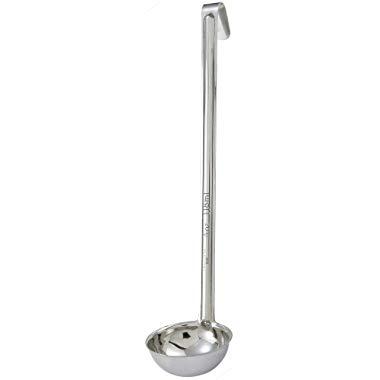 Winco Stainless Steel Ladle, 8-Ounce