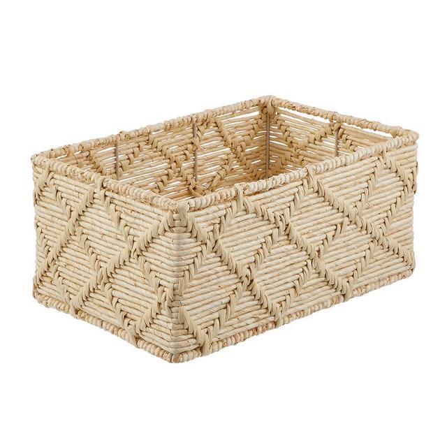 Medium Trellis Maize Bin Natural