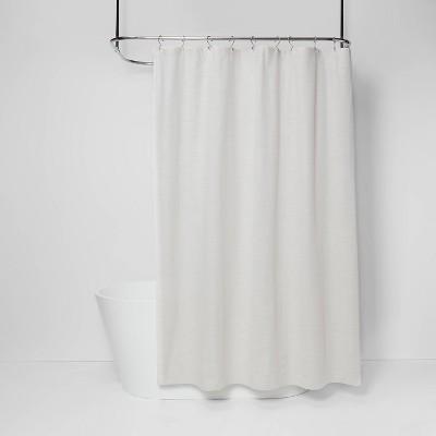 Solid Textured Shower Curtain Off-White - Threshold™