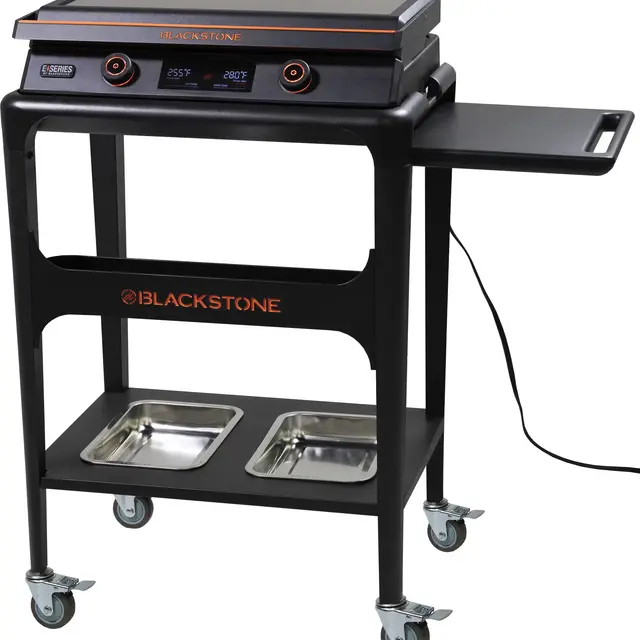 Blackstone E-Series 22" Electric Tabletop Griddle with Prep Cart