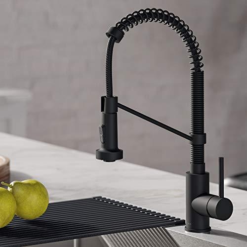 Kraus KPF-1610MB Bolden Kitchen Faucet, 18 inch, Matte Black