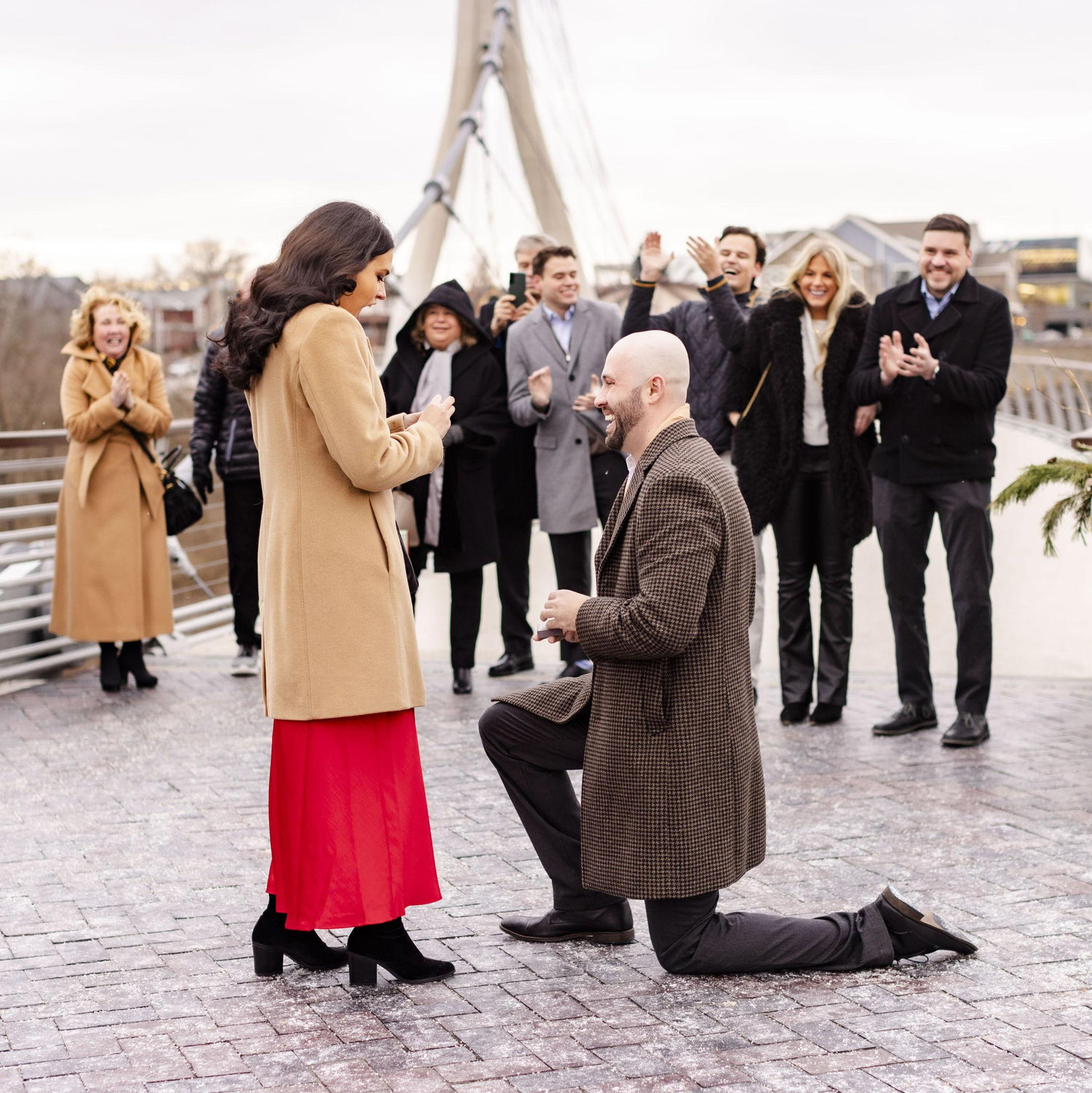A literal "jaw dropping" moment when Katie first sees the ring