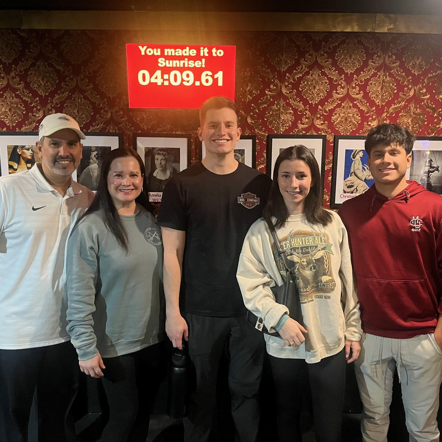 Gonzalez Family at an escape room!