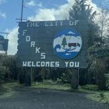 Forks Welcome Sign