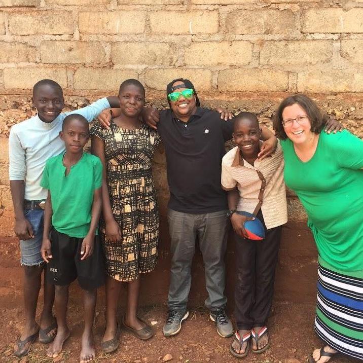 It's time for recess! Introducing our Ugandan friends to American football!