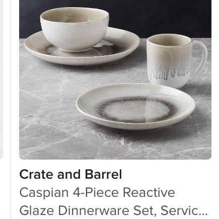 Crate and Barrel - 4-piece dinnerware set