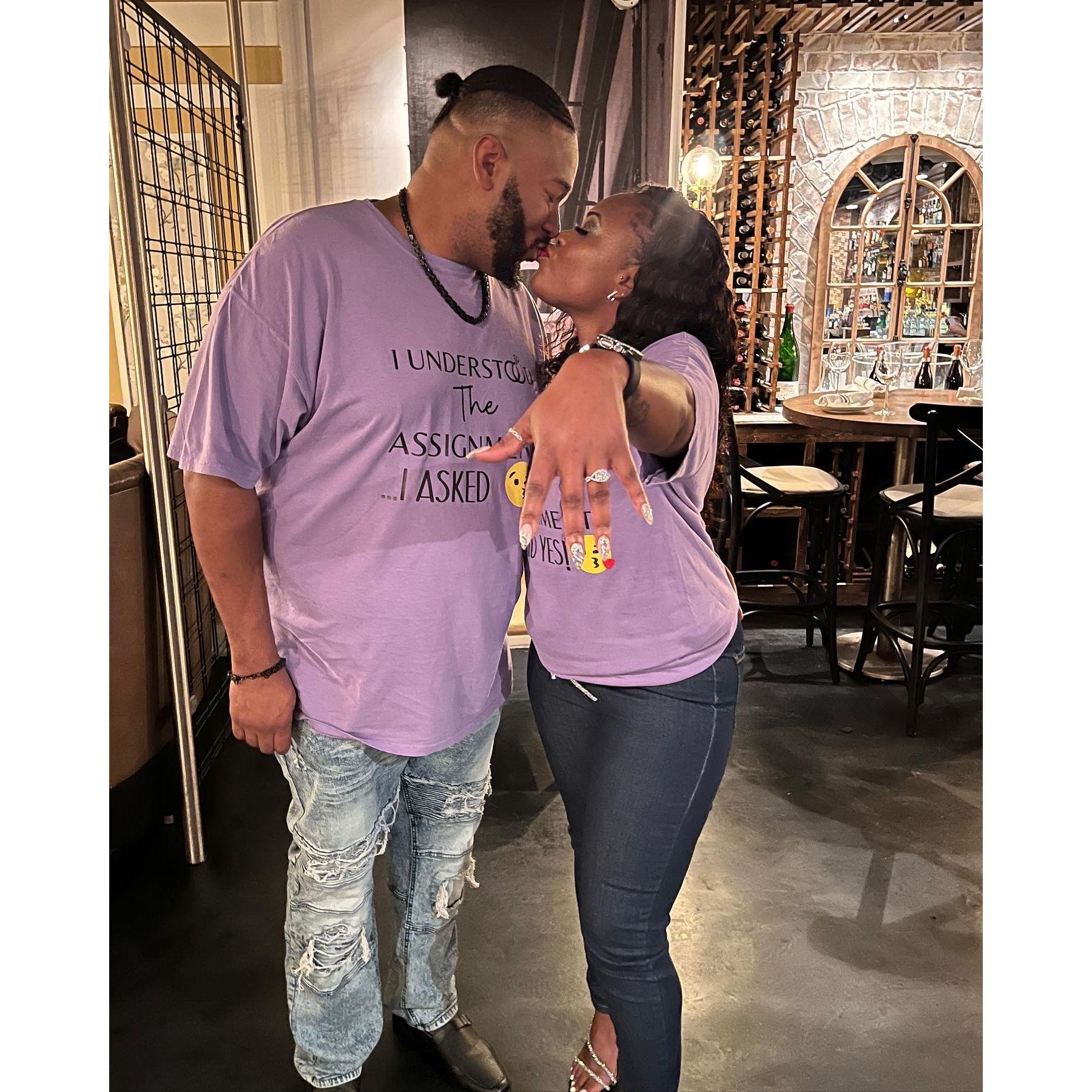And she said, YES!