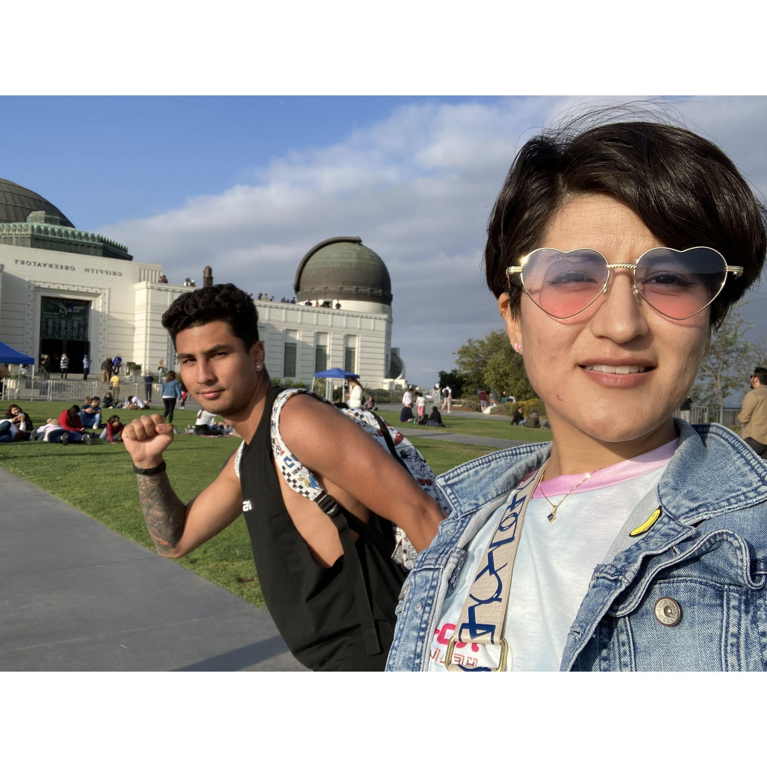 What a lovely first time in L.A. California for Juancho's 22nd birthday at the Griffith Observatory. -May 2022