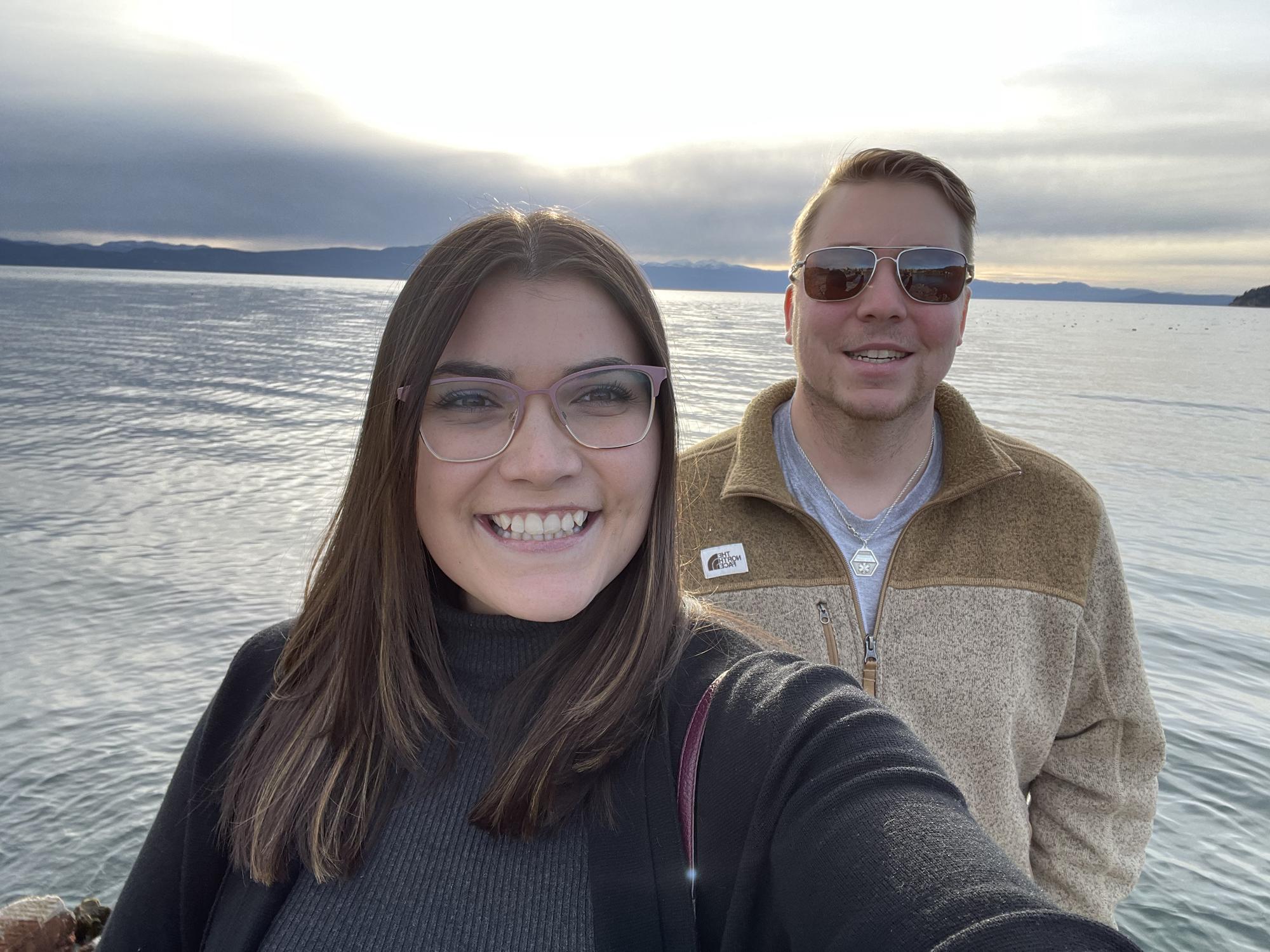 Alex went to work in Europe for six months, Jill was able to visit over thanksgiving!