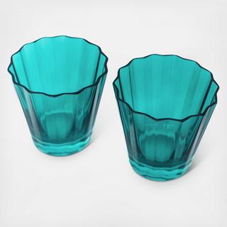 Estelle Sunday Low Ball Glass, Set of 2