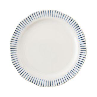 Sitio Stripe Indigo Dinner Plate