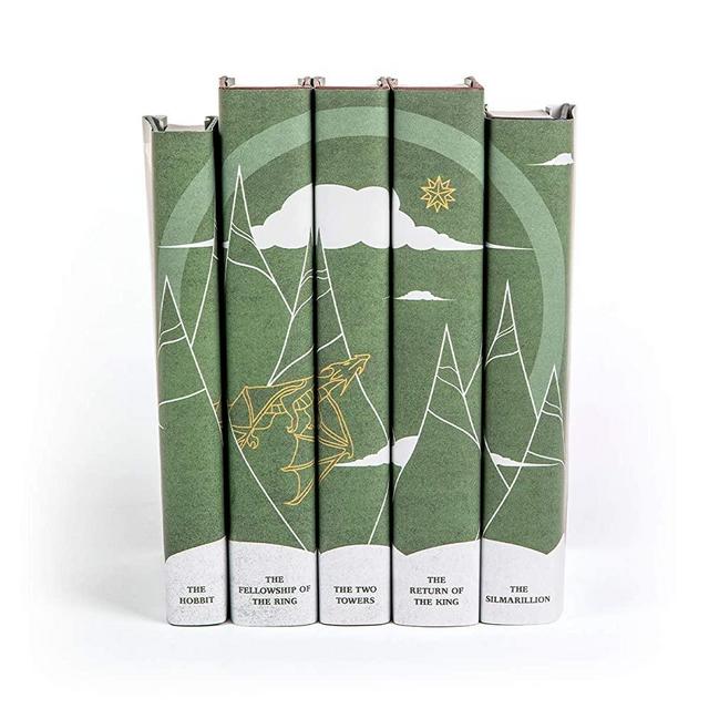 Juniper Books Lord of the Rings: The Complete Writings | 5-Volume Hardcover Book Set with Custom Designed Dust Jackets | J.R.R. Tolkien | The Hobbit, the Lord of the Rings Trilogy, and The Simarillion