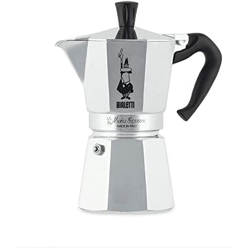  Coffee Maker Moka Pot 1 Tube, Mini 1 Cup Single Spout Maker,  Stainless Steel Single Tube Moka Pot, 3.3 to 16.9oz DIY Italian Type Coffee  Maker Stove Portable: Home & Kitchen