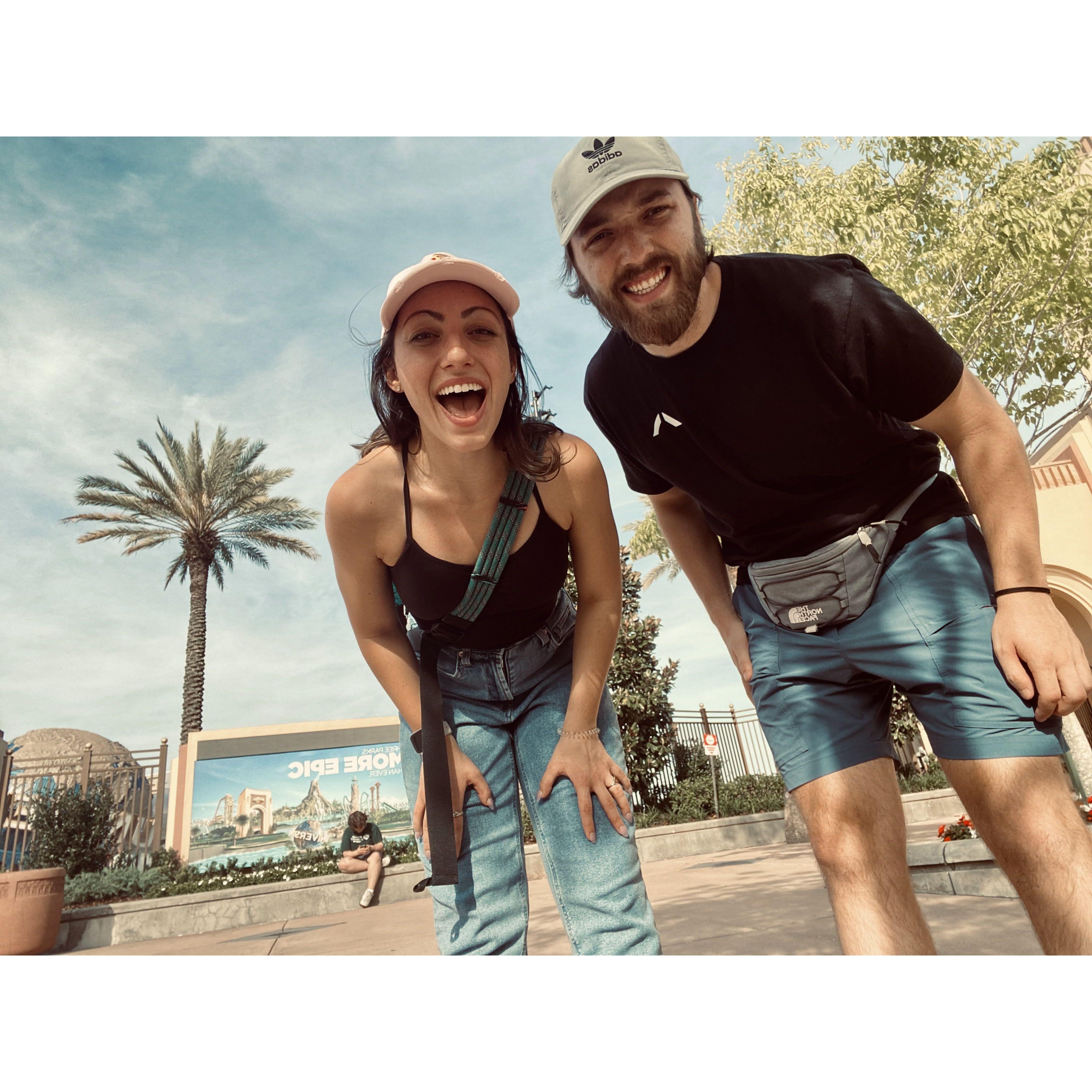 Day trip to Universal for our birthday date adventure!