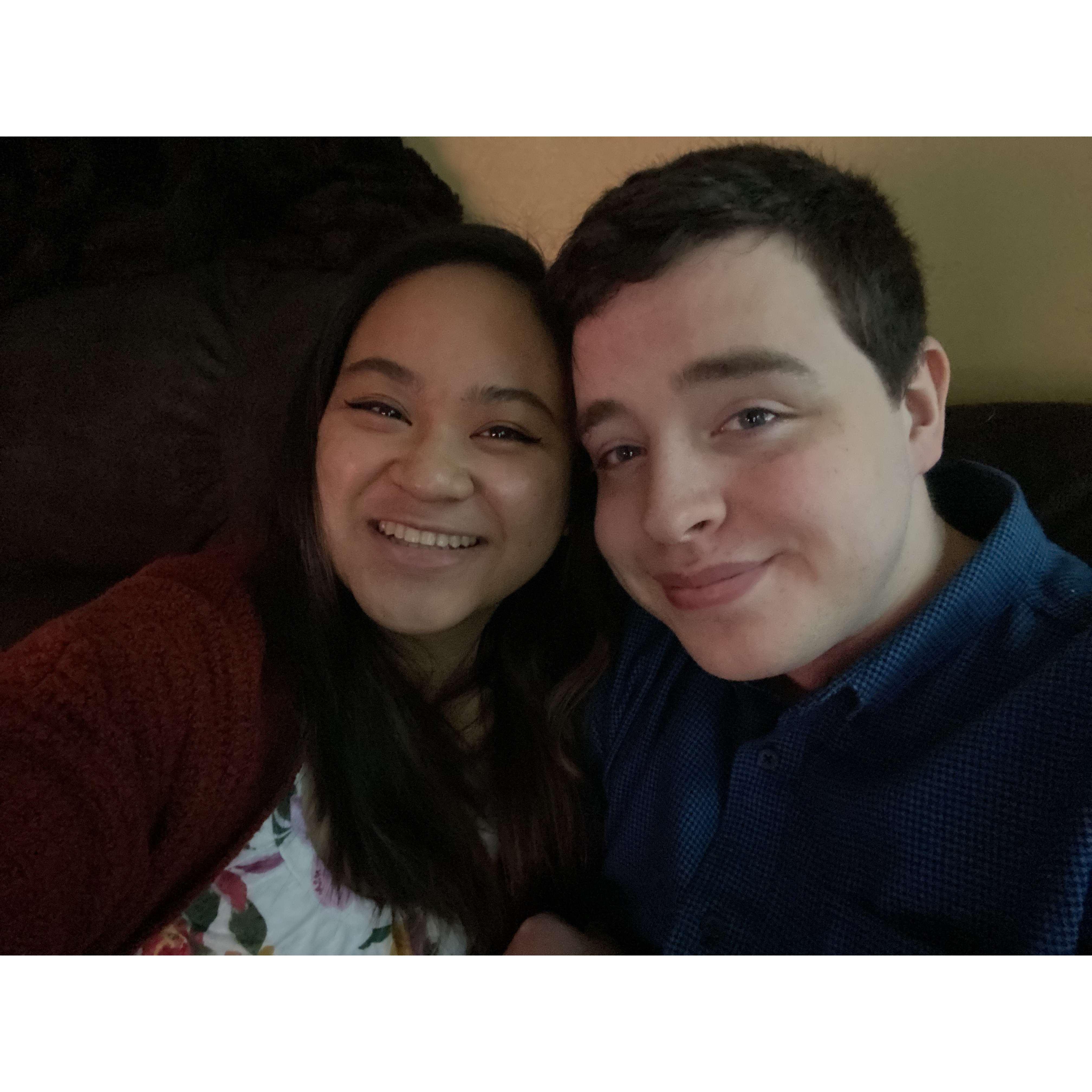 April 8th 2020: 1 year together 💜