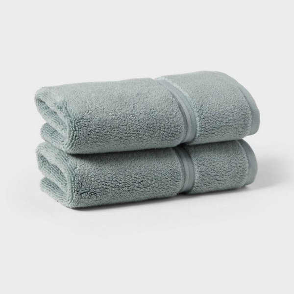Spa Plush Sage Green 2pk Hand Towels Set - Threshold™