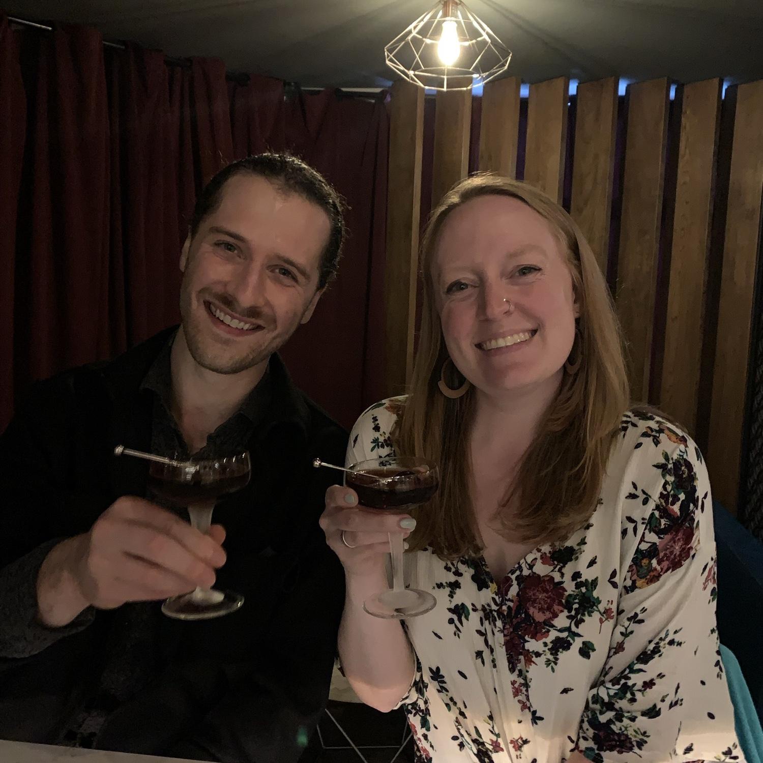 Manhattans cheers to Billy matching to NYU for his fellowship (2021)