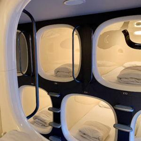 Night in a Capsule Hotel