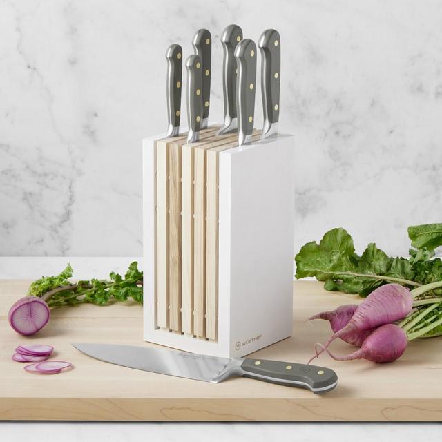 Wüsthof Classic Rio 8-Piece Block Set, Velvet Oyster