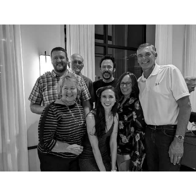 Mitchell, Larry, Sandra, David, Cathy, Lindsay with Lance Burton at the Lance Burton Show at the Riverside Casino 2024.