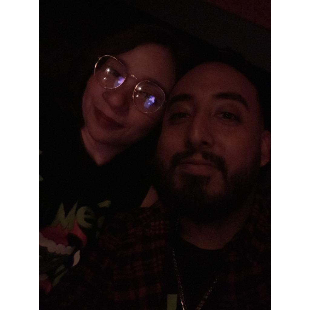 At the movies.