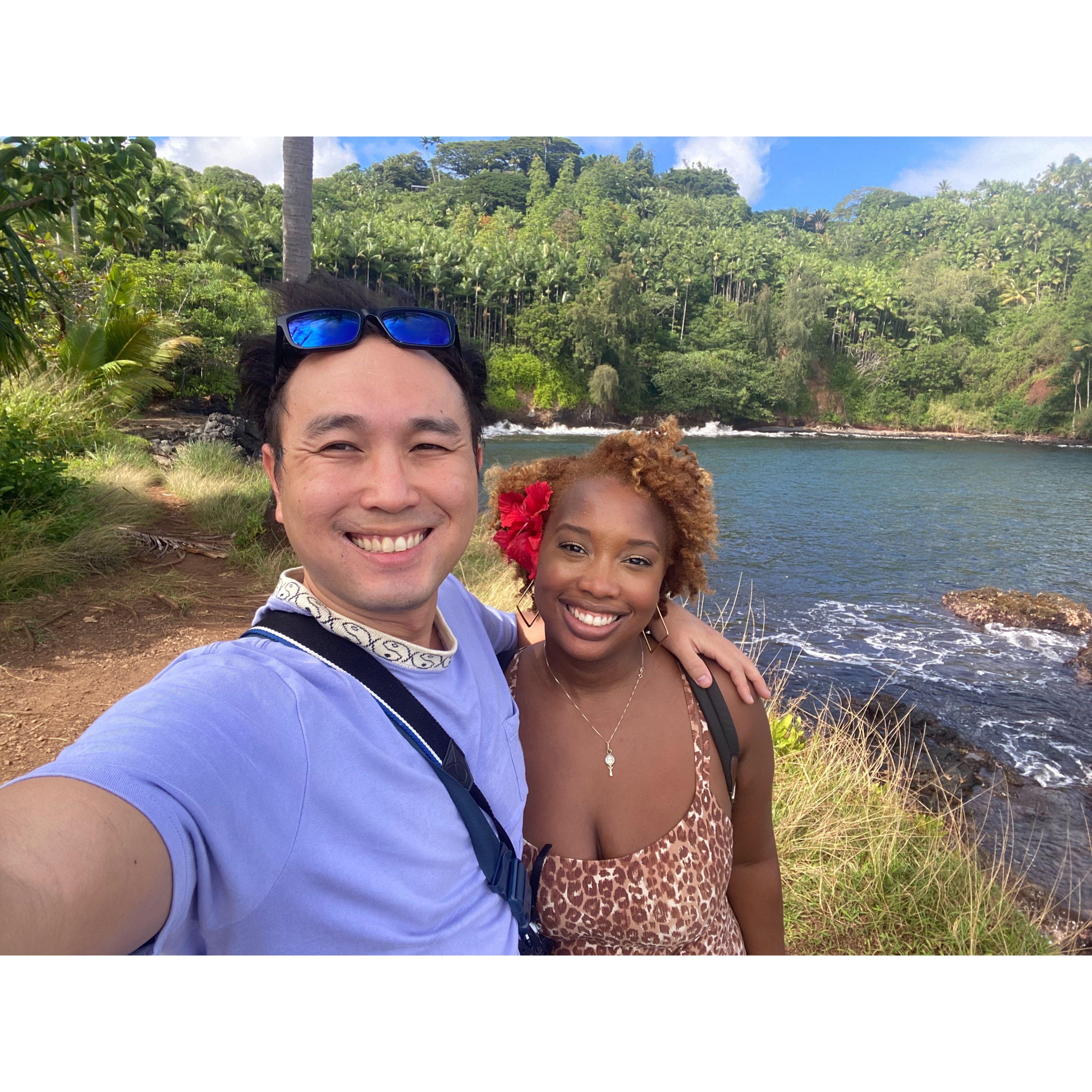 Our first trip after our engagement was to the Big Island and it felt like a pre-honeymoon.