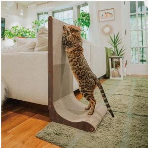 NECOICHI Premium Comfort Cat Scratcher Wall, Dark Cherry/Brown, Large - Chewy.com
