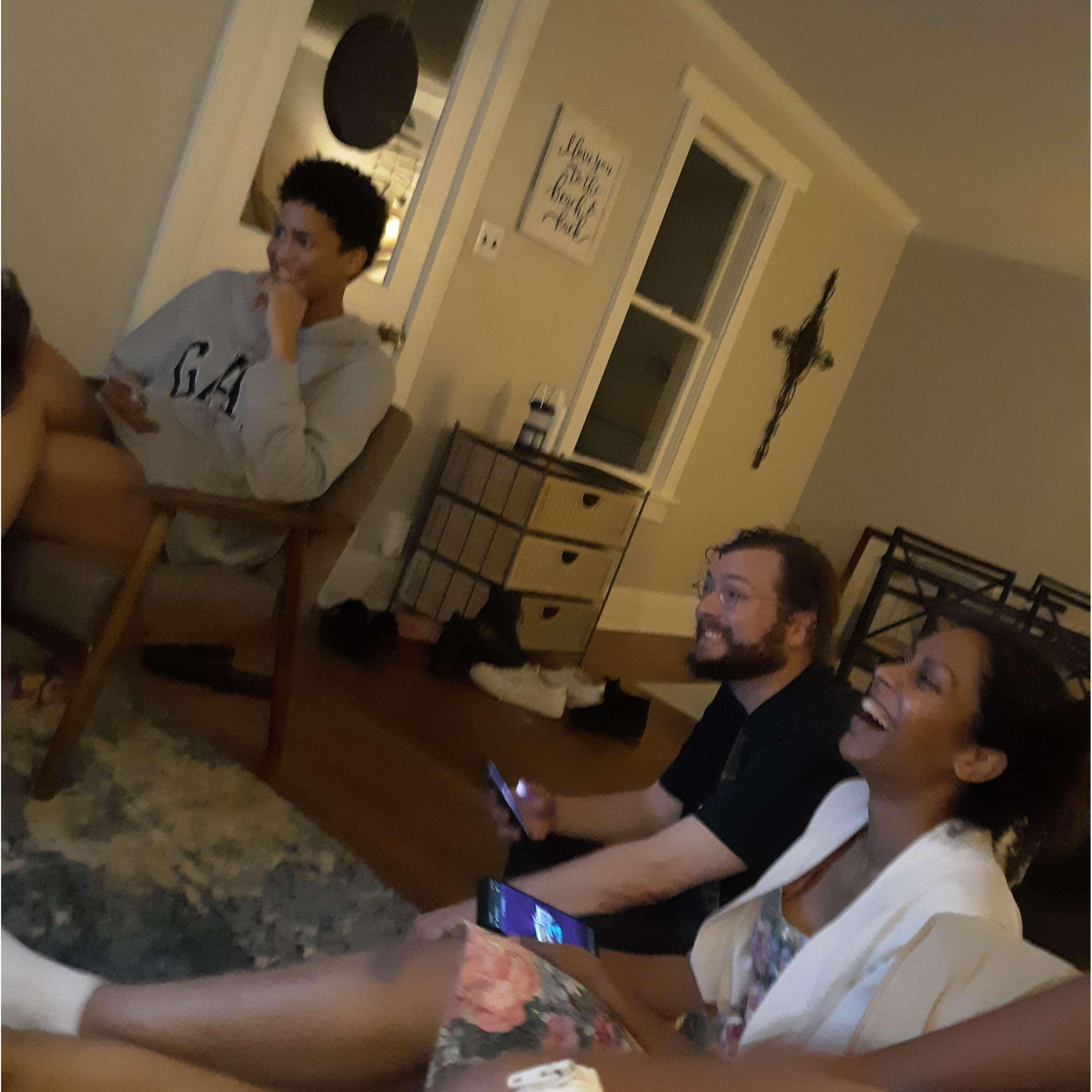 Peter met Alex's family for the first time on our Summer 2021 visit to Chincoteague VA! We all hit it off right away, laughing uproariously while playing games and developing instant inside jokes.