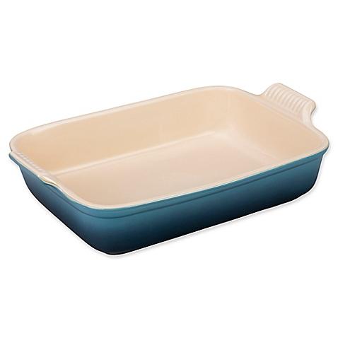 Le Creuset® Heritage 4 qt. Rectangular Dish in Marine