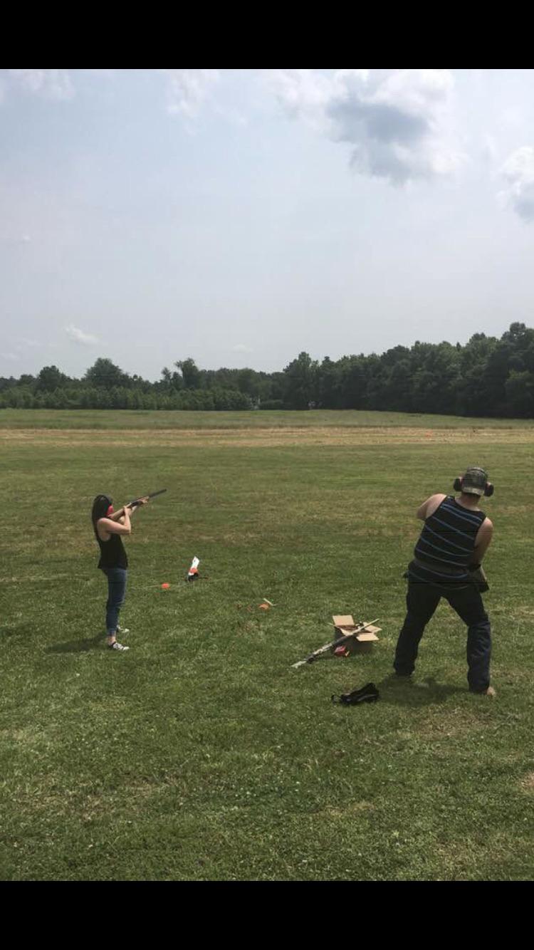 Skeet shooting at The Orfield’s