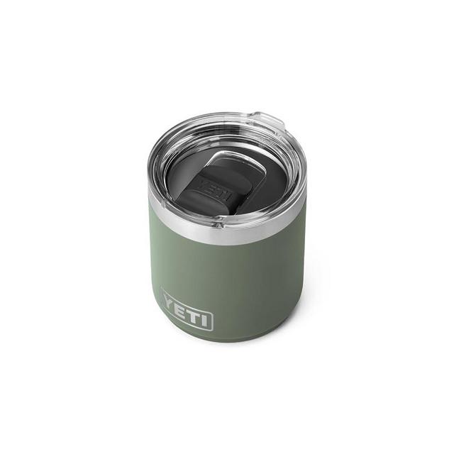 YETI Rambler 10 oz Stackable Lowball 2.0, Vacuum Insulated, Stainless Steel with MagSlider Lid, Camp Green