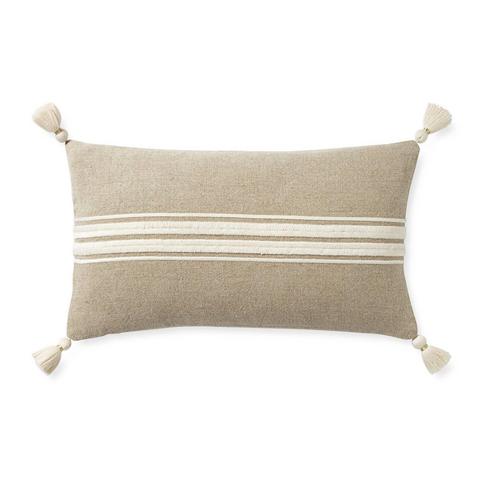 Addie Stripe Tassel Pillow Cover