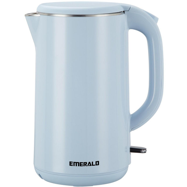 Emerald 1.8L Electric Kettle, 1100W, Auto Shut-Off, Fast-Boil Design - Baby Blue