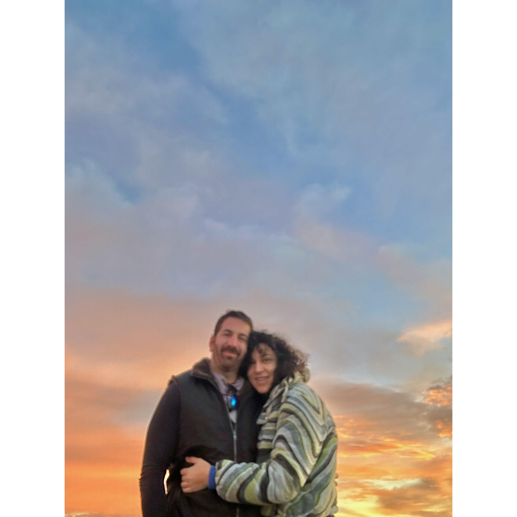 Morning Sunrise in Death Valley, Christmas Day