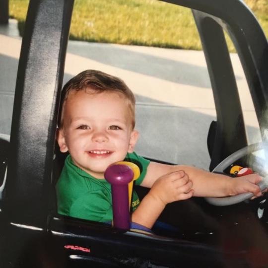 Jonas as a toddler.