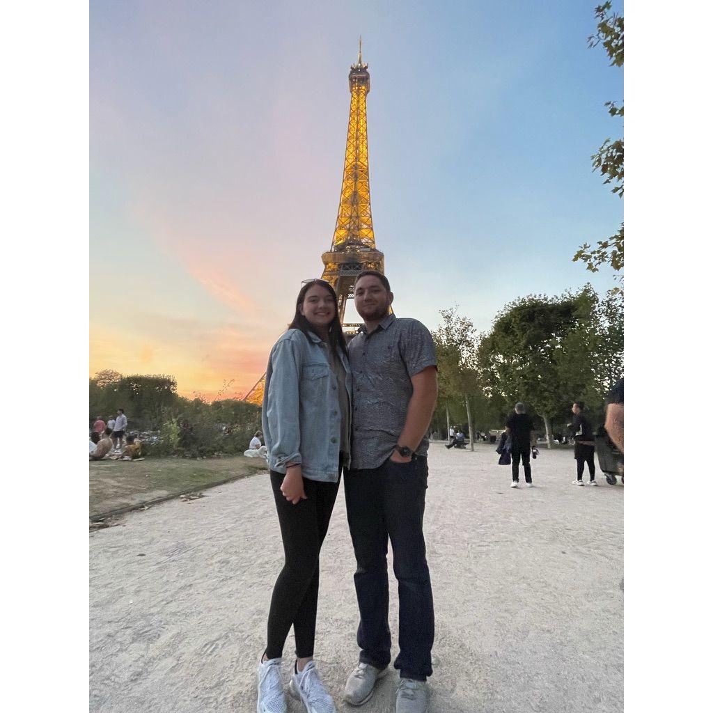 While in Europe we also did a 24 hour adventure to Paris and got to see the Eiffel tower, the Louvre and enjoy French cuisine:)