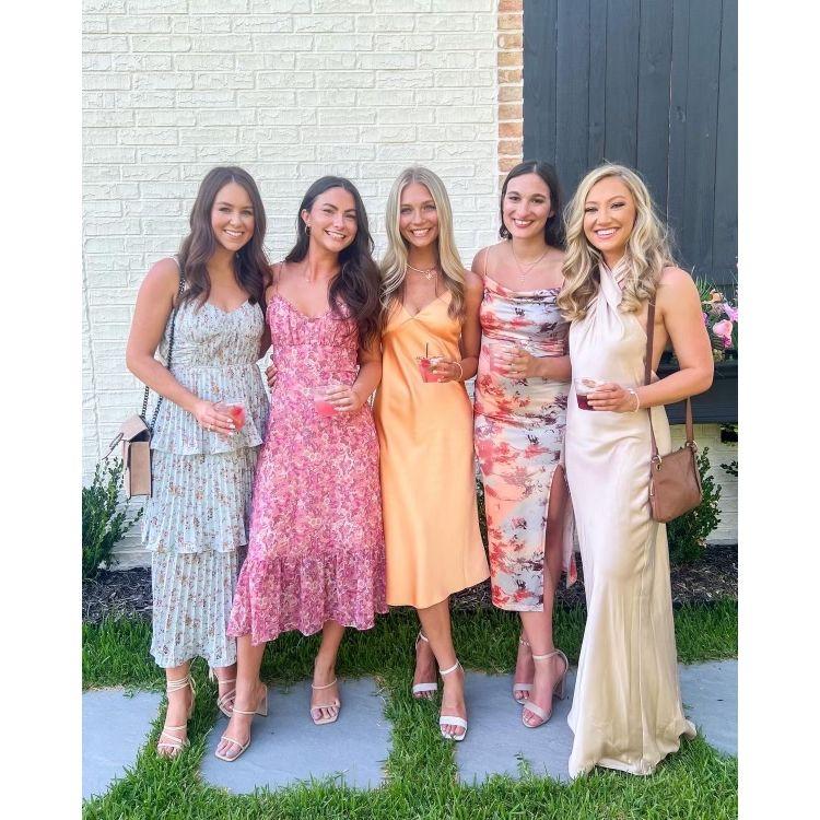 Women's guest inspiration dresses - wear the color and the florals! Have fun we're in Mexico