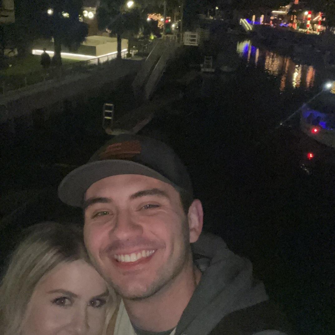 Christmas Lights for our 1rst Christmas together. Our yearly tradition now. (Also apart of my birthday surprise)