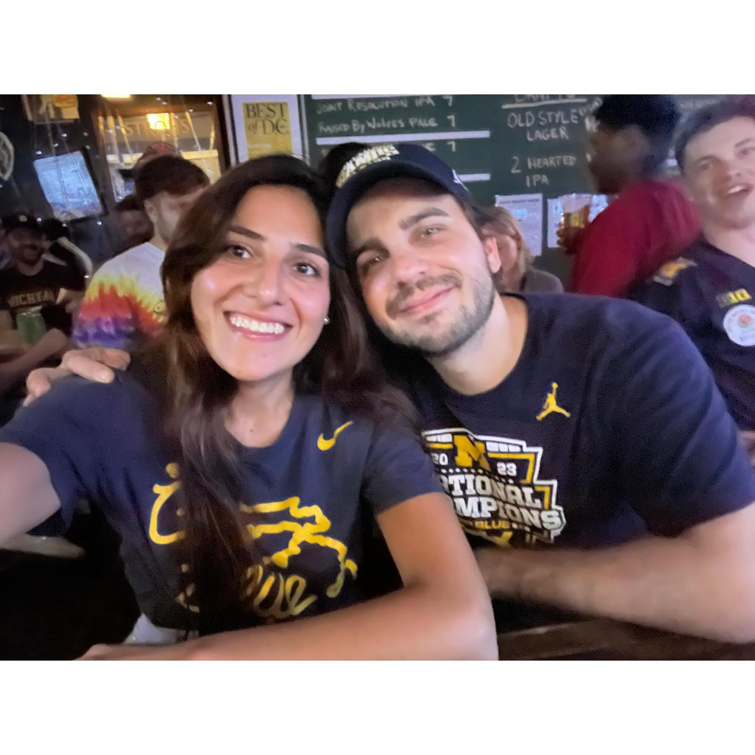 Thanks to the friend in the background for making this photo more fun
