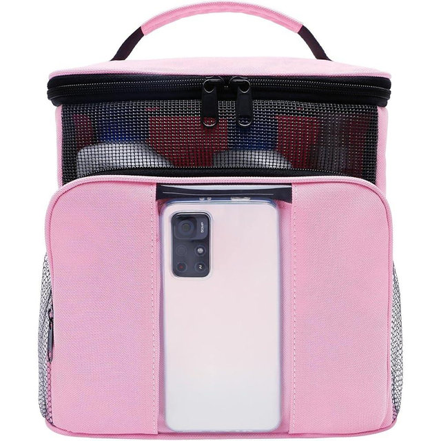 Mesh Shower Caddy,Portable HangingTravel Toiletry Bag Dorm Room Essentials for College Students Girls,Large Makeup Organizer for Full-Sized Toiletries,Travel Essentials for Women Girls Camping Beach