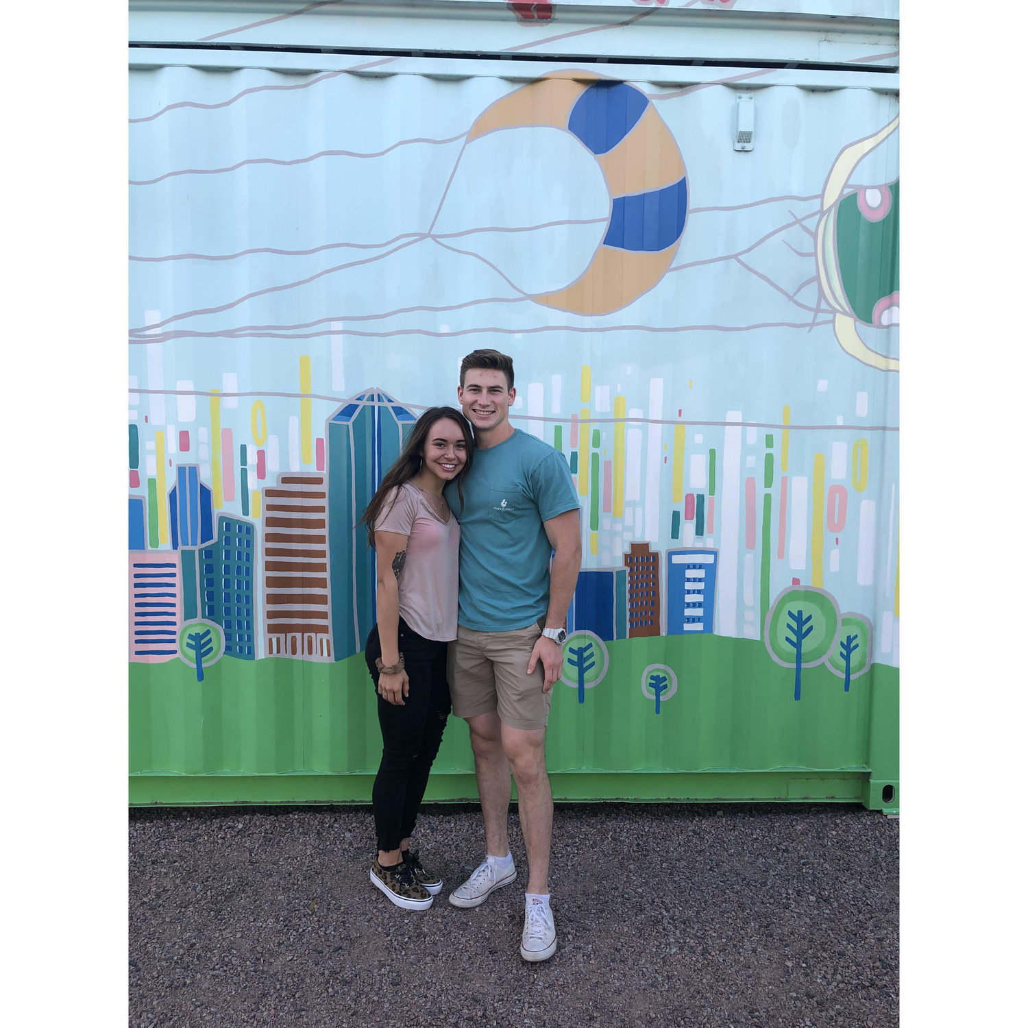Our second date where we fell in love